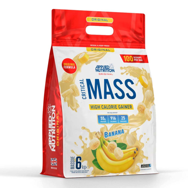 Applied Nutrition Original Formula Critical Mass, 6 Kg, More 900 Kcal Per Serving - Image 2