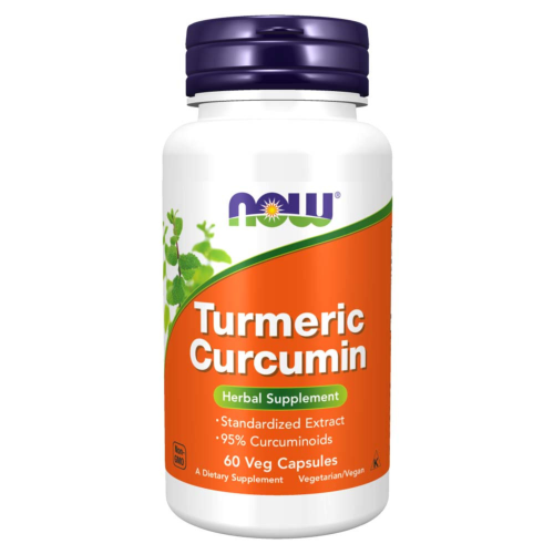 Now Turmeric Curcumin, 60 Veggie Capsules, 665 mg, Standardized Extract