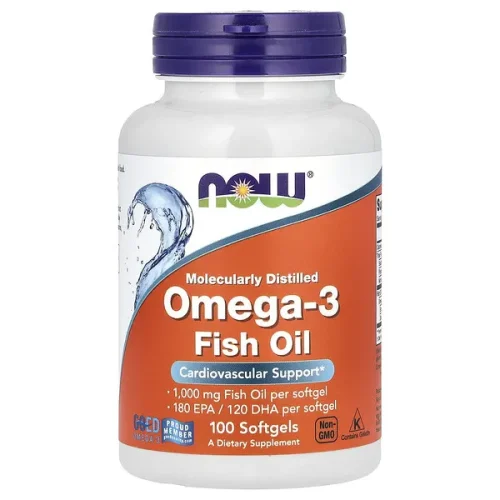 NOW Foods – Omega 3 Fish Oil – 100 TAB