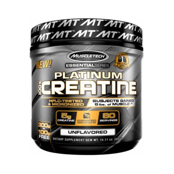 Muscletech Platinum Creatine, 400 Gm, Enhance Strength