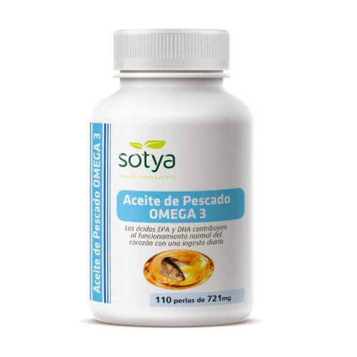 SOTYA OMÉGA 3 HUILE DE POISSON 110 CAPSULES MOLLES