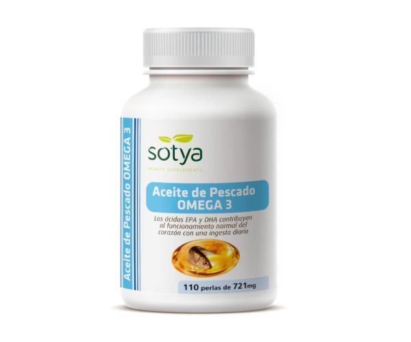 SOTYA OMÉGA 3 HUILE DE POISSON 110 CAPSULES MOLLES