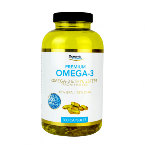 Omega 3 Premium Fish Oil 1000mg – 300 Capsules