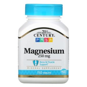 21st Century - Magnésium - 250 mg -110 comprimés