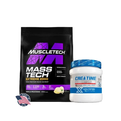 PACK – MASS TECH – HX CREATINE 100% MONOHYDRATE