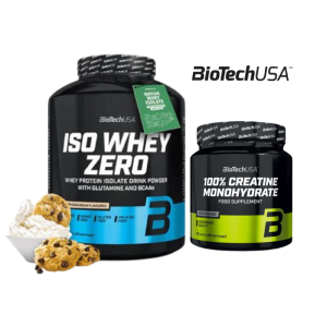 PACK ISO WHEY ZERO – CREATINE BIOTECHUSA 300G - BIOTECHUSA