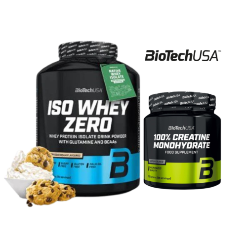 PACK ISO WHEY ZERO – CREATINE BIOTECHUSA 300G – BIOTECHUSA